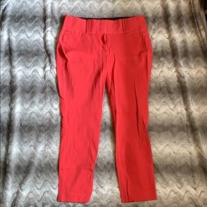 Coral Pink Candie’s Marilyn Ankle Dress Pants